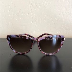 Kate Spade purple cheetah cat eye  sunglasses